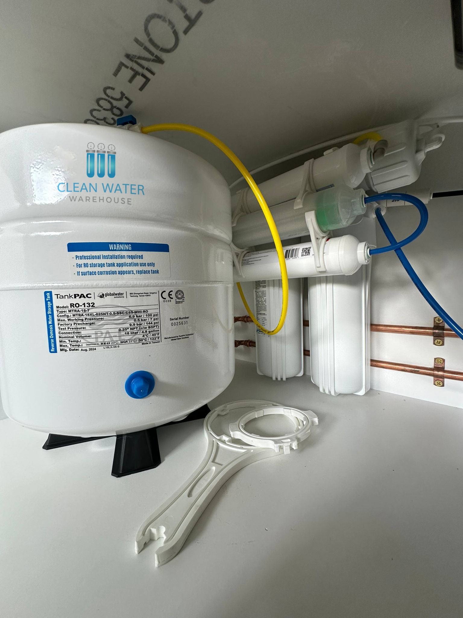 Reverse Osmosis Water Filter System | 3-Stage Undersink – Clean Water ...