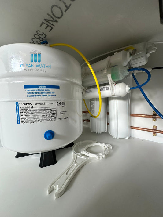 3 Stage Undersink Reverse Osmosis Water Filter System