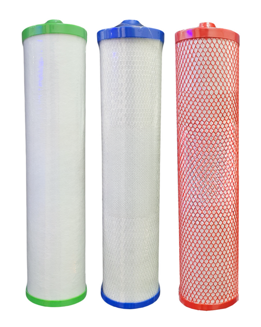 Whole House 3-Stage Rain Soft Water Pack & Hard Water Pack