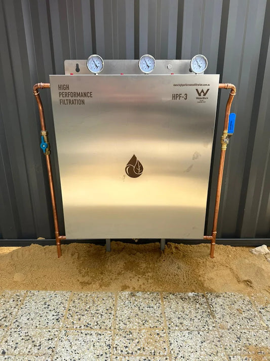 3 Stage Water Filtration System for Whole House Use